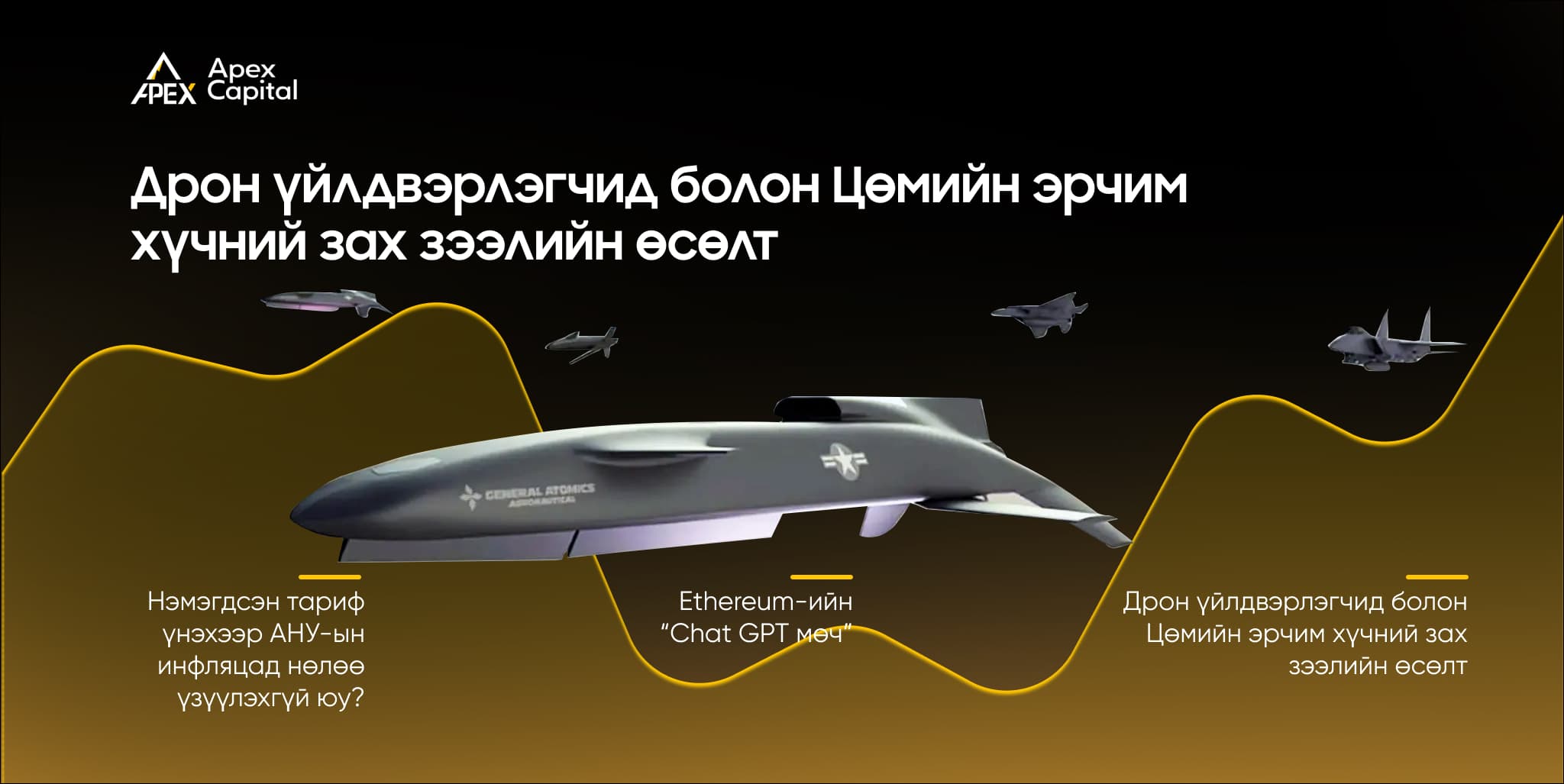 Дрон үйлдвэрлэгчид болон Цөмийн эрчим хүчний зах зээлийн өсөлт